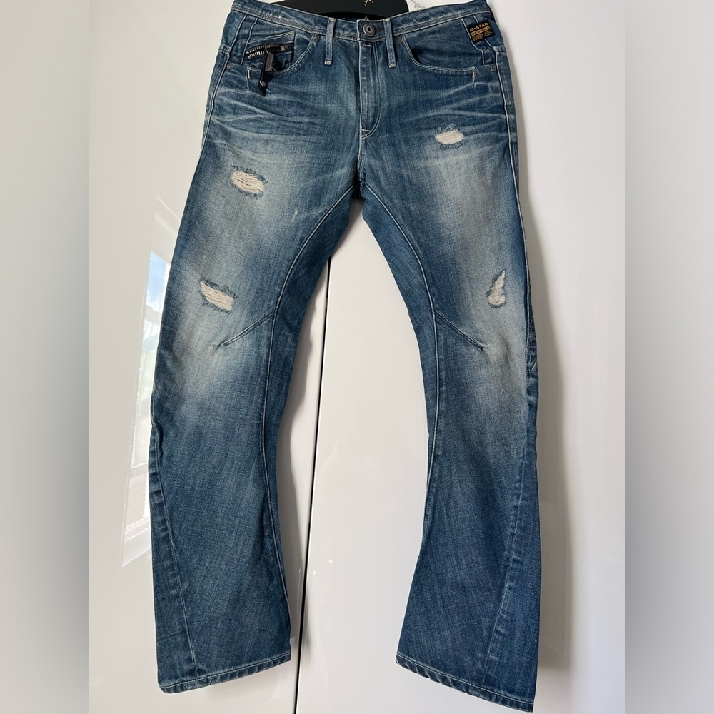 G-Star Raw South East Raw Denim Jeans Twisted Seams Pants size 25